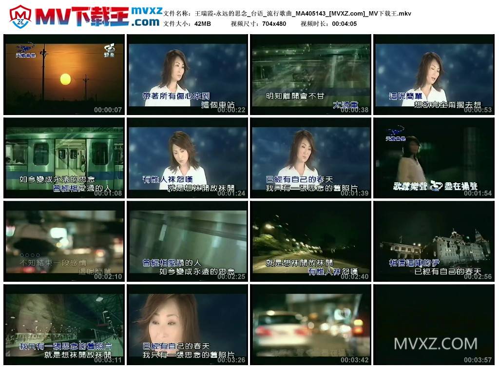 王瑞霞-永远的思念_台语_流行歌曲_MA405143